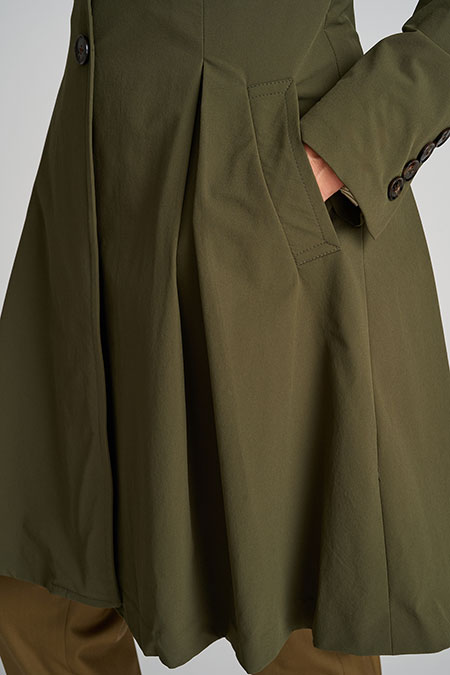 Olive Anita Trench Coat