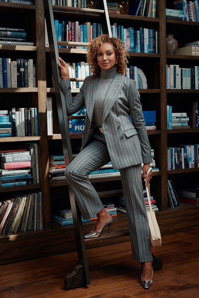 Light Gray Flannel Stripe Suit