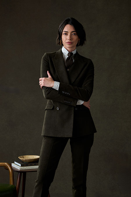 Brown Moleskin Suit - Holland & Sherry