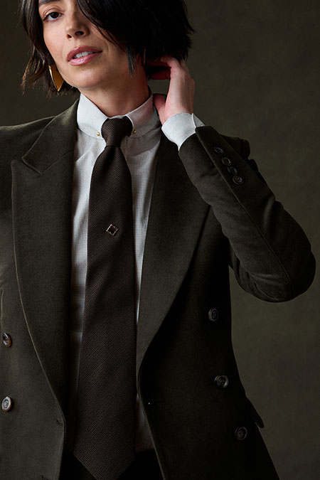 Brown Moleskin Suit - Holland & Sherry