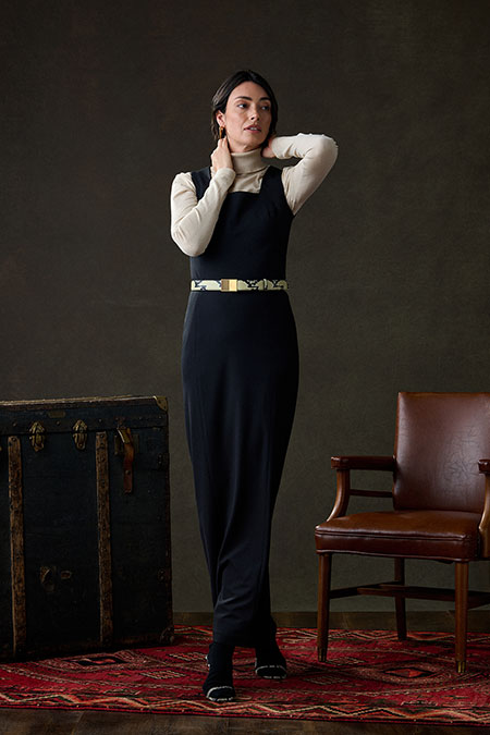 Black Stretch Gown