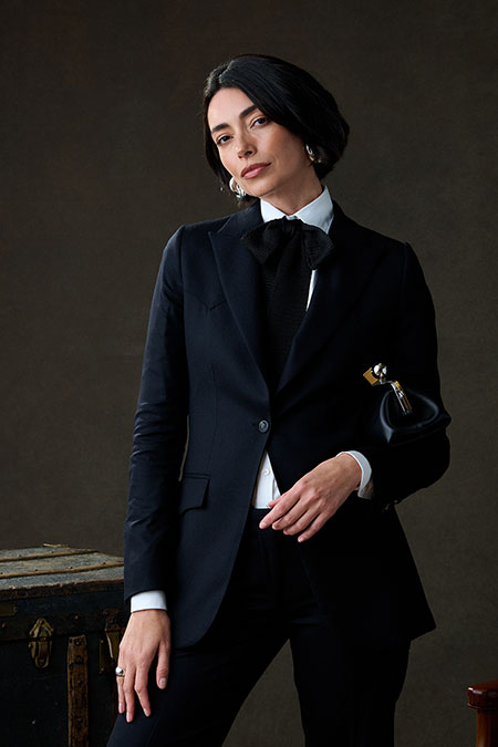 Black Western Suit