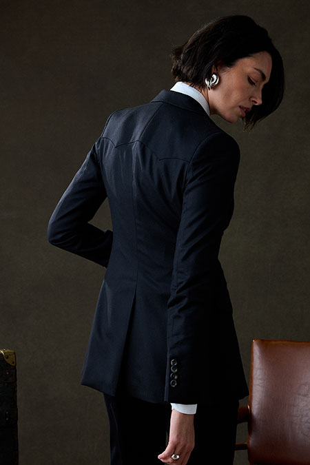 Black Western Suit
