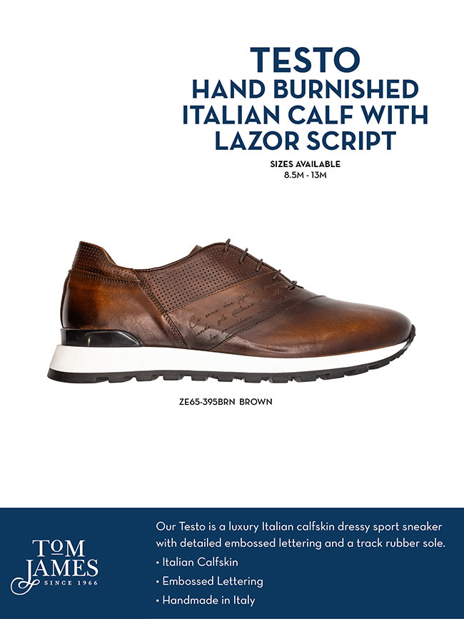 Testo Italian Calfskin Sneaker