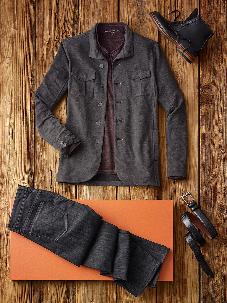 Shirt Jacket and Henley by John Varvatos