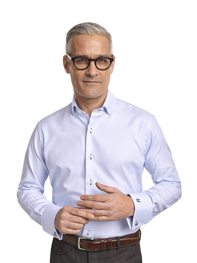 Executive Collection Blue Jacquard Men