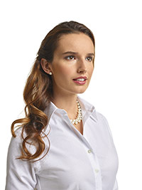 Executive Collection White Check Custom Women