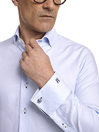 Executive Collection Blue Jacquard Custom Men