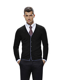 Black Button Cardigan