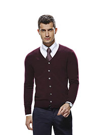 7 Button Long Sleeve Cardigan