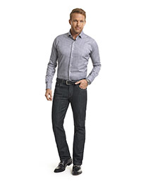 Men's Custom Dress Shirts                                                                                                                                                                                                                                 , Royal Classic Gray Solid Men's Custom Dress Shirt