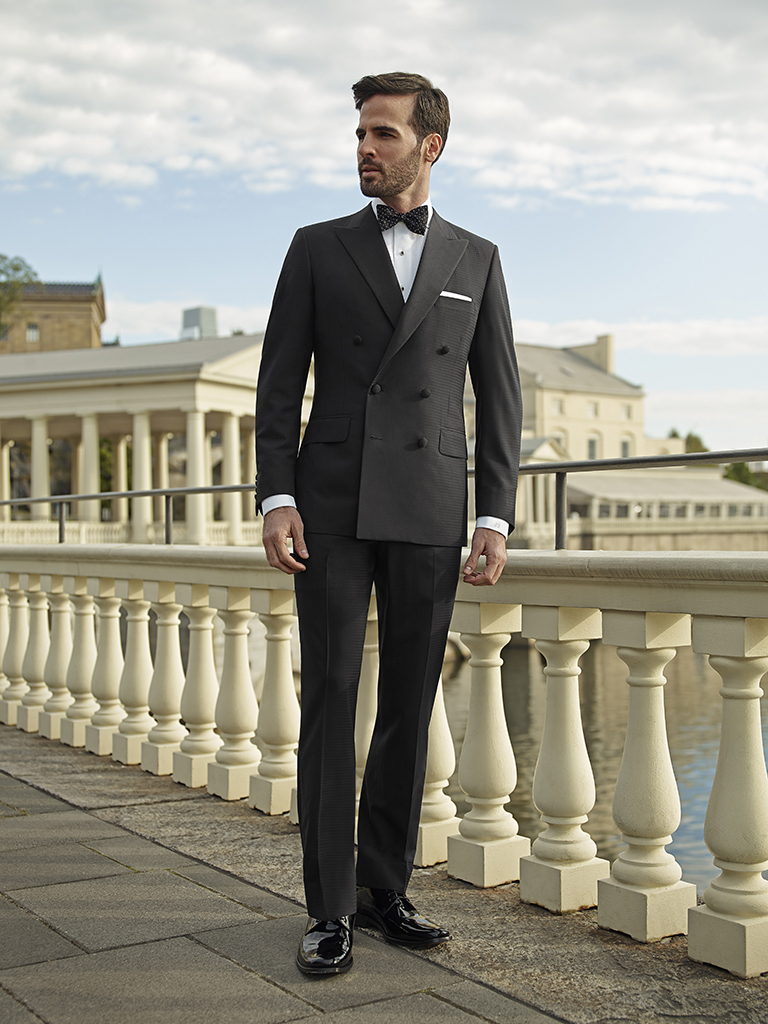 Textured Black Tuxedo