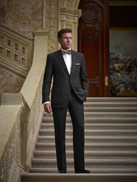 Solid Black Tuxedo