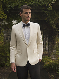 Italian Silk White Dinner Jacket
