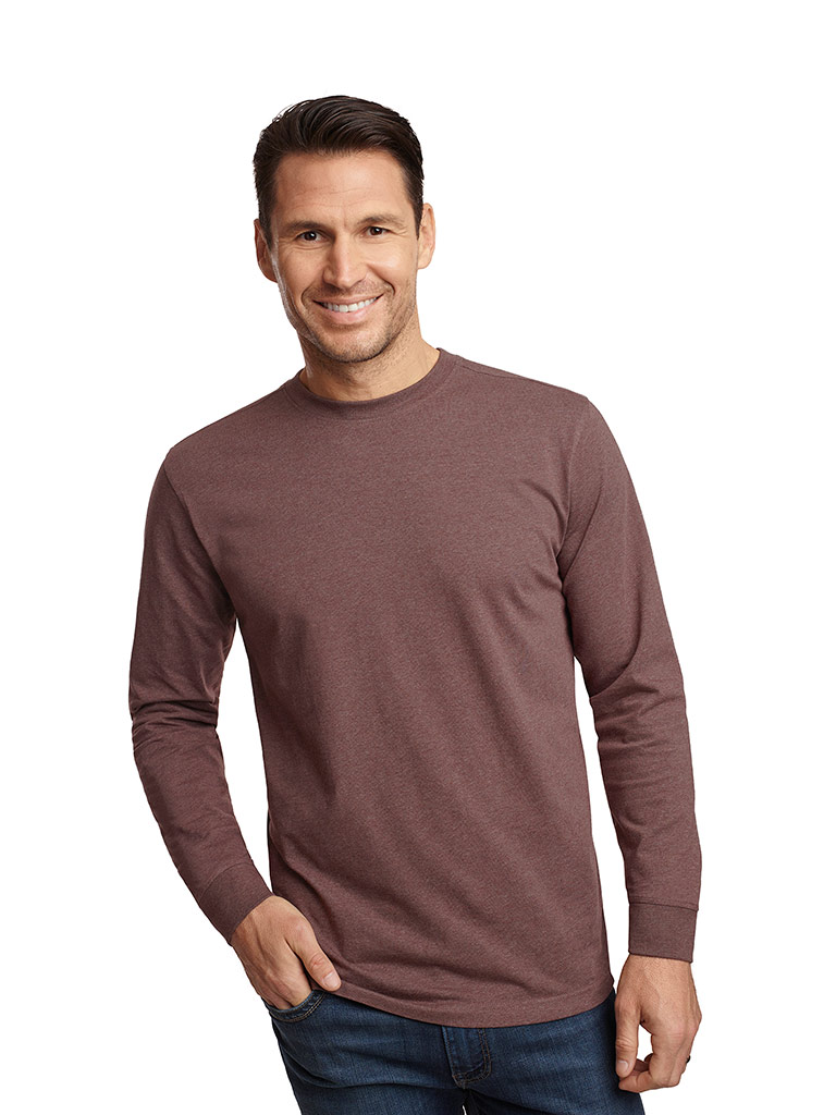 Crew Neck Long Sleeve T Shirt - Ready to Wear