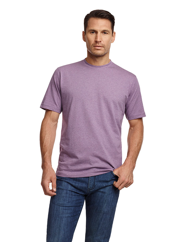 Short Sleeved Crew Neck T-Shirt by Tom James