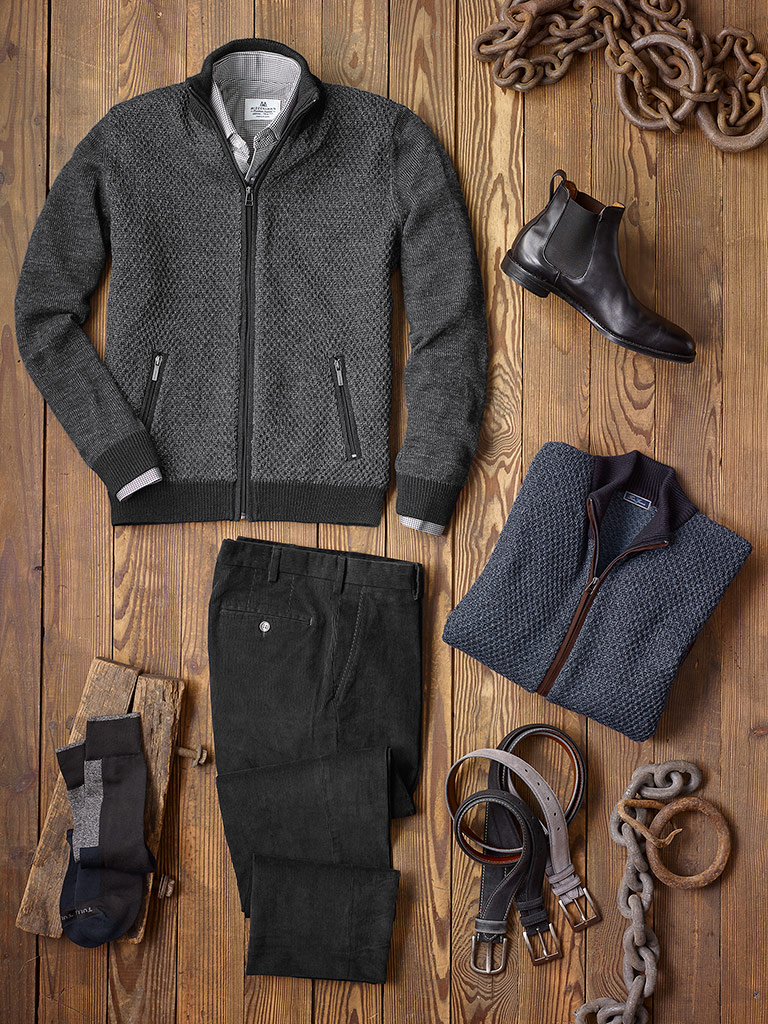 Casual Wear by Tom James and Mizzen & Main