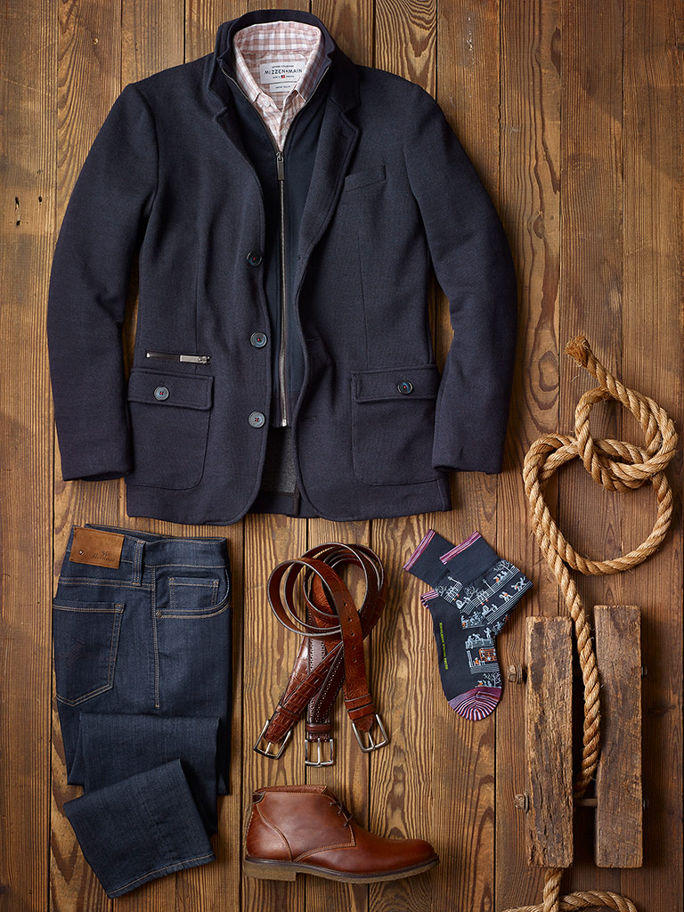 Casual Wear by Tom James, Mizzen & Main and 34 Heritage