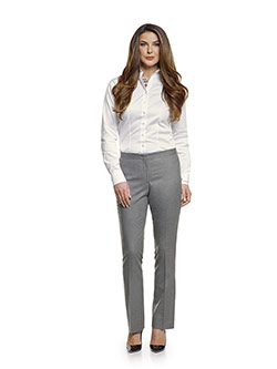 Super 160's Grey Flannel Pant