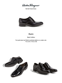 Ferragamo Fall 2017                                                                                                                                                                                                                                       , Dunn by Ferragamo