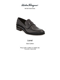 Ferragamo Fall 2017                                                                                                                                                                                                                                       , Lionel by Ferragamo