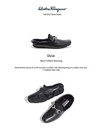 Ferragamo Fall 2017                                                                                                                                                                                                                                       , Duca by Ferragamo