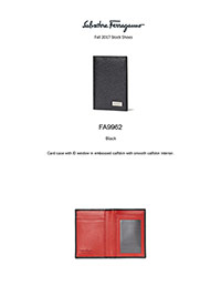 Ferragamo Fall 2017                                                                                                                                                                                                                                       , Card Case by Ferragamo