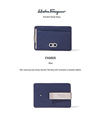 Ferragamo Fall 2017                                                                                                                                                                                                                                       , Slim Card Case by Ferragamo