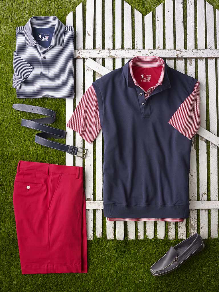 Knit Polos and Vest by Fairway & Greene