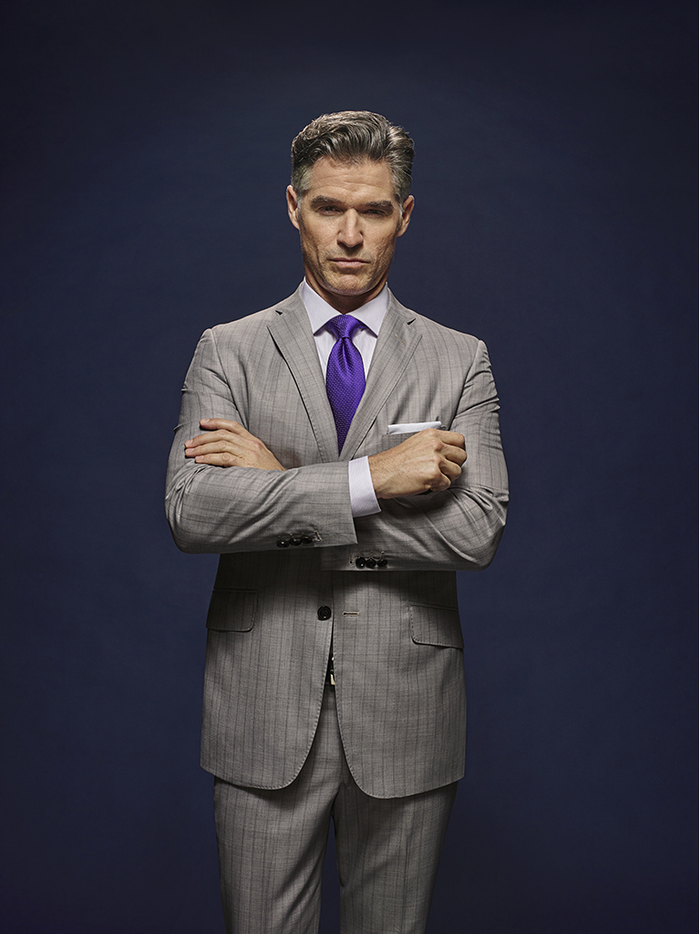 Silver Gray Tonal Asymetric Stripe - Holland & Sherry Dragonfly Supreme - Oxxford Handmade Bespoke Suit