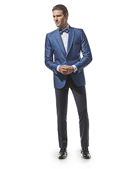 French Blue Lurex Tuxedo