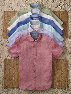 Sportswear Lookbook                                                                                                                                                                                                                                       , Short Sleeve Linen Sport Shirts by Report