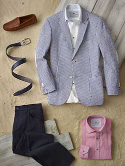 Sportswear Lookbook                                                                                                                                                                                                                                       , Sport Coat by Tom James & Sport Shirt by Report