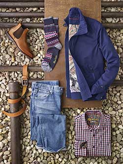 Sportswear Lookbook                                                                                                                                                                                                                                       , Long Sleeve Sport Shirt & Jacket by Robert Graham