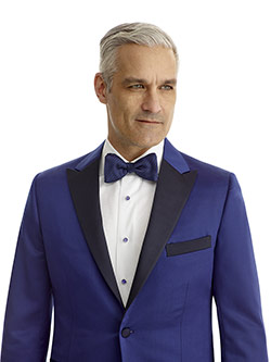Royal Blue Solid Tuxedo
