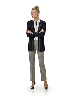 Black & White Plaid - Holland & Sherry Stretch Pant