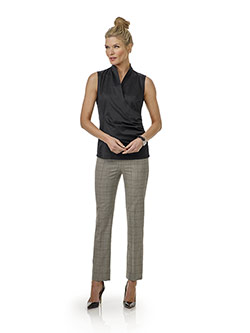 Black & White Plaid - Holland & Sherry Stretch Pant