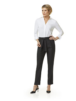 Charcoal Fancy Weave Pant