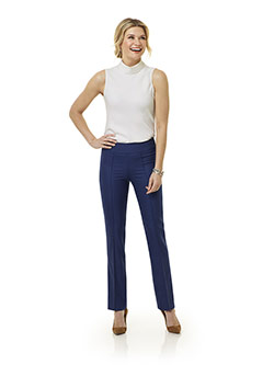 Royal Blue Fancy Weave Pant