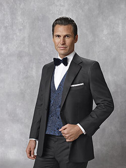FORMAL GALLERY                                                                                                                                                                                                                                            , Black Solid Tuxedo
