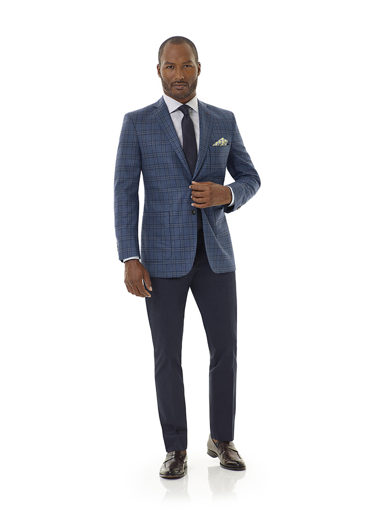 Blue Plaid Sport Coat - Corporate Image