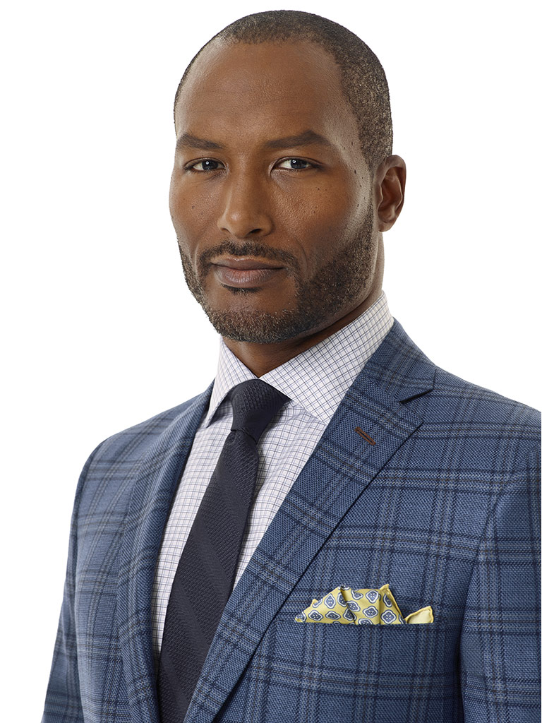 Blue Plaid Sport Coat - Corporate Image