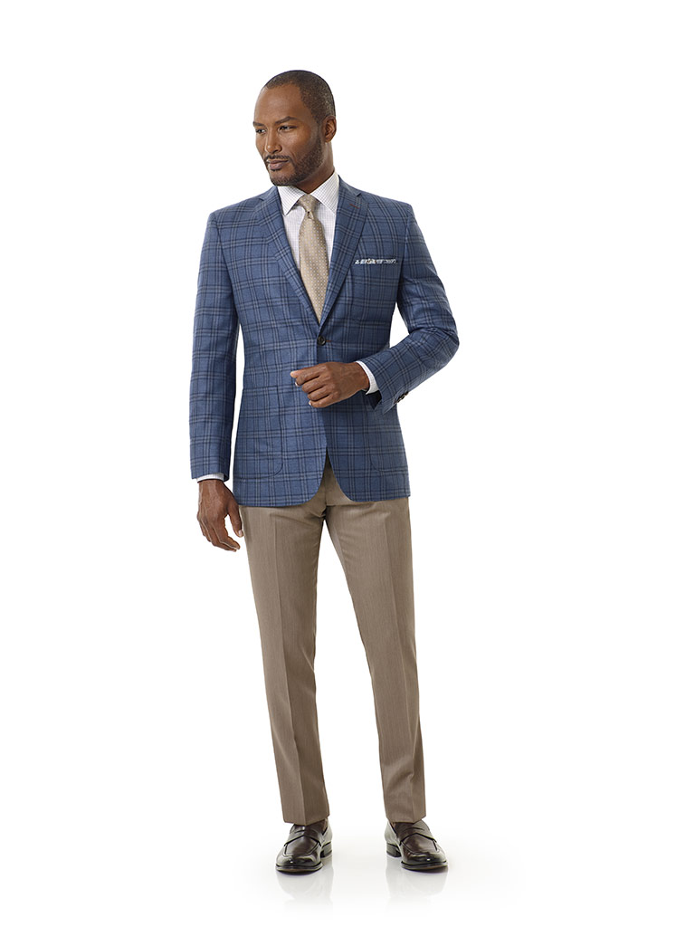 Blue Plaid Sport Coat - Corporate Image