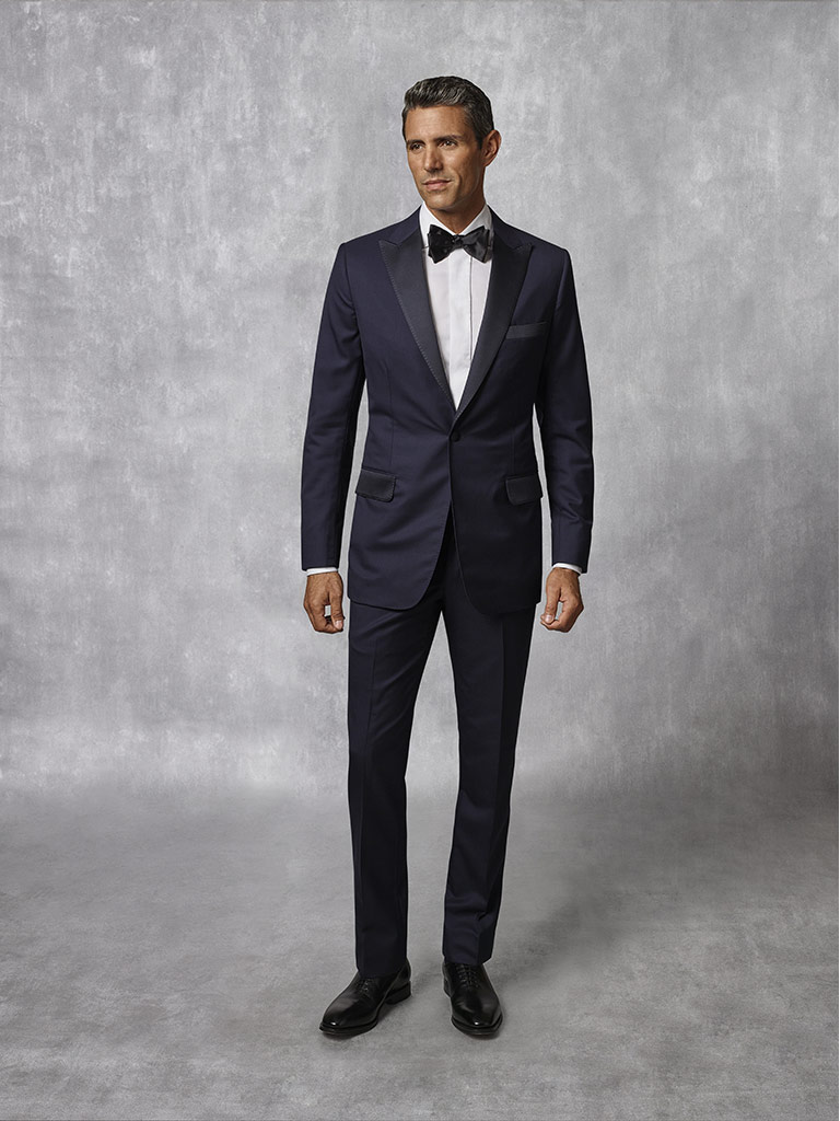 Navy Plain Tuxedo - Oxxford Collection