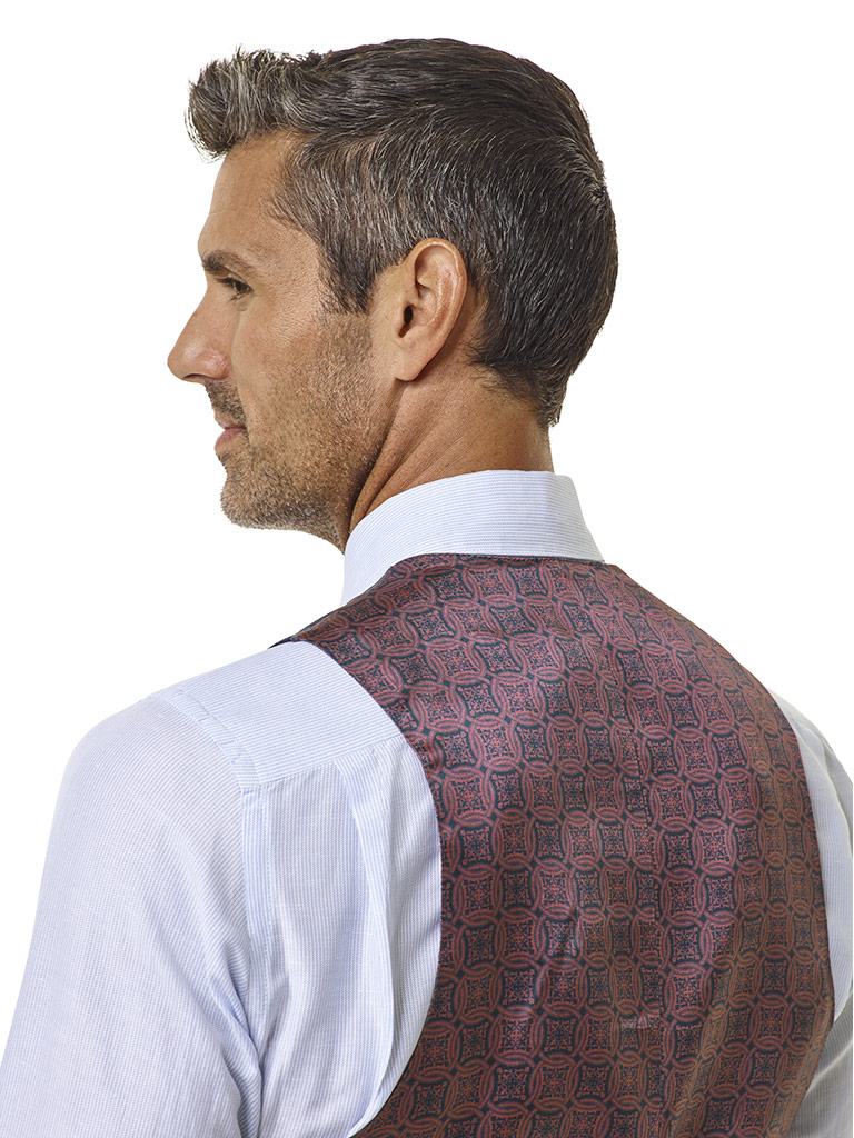 Char Blue Windowpane Suit - Royal Classic Collection