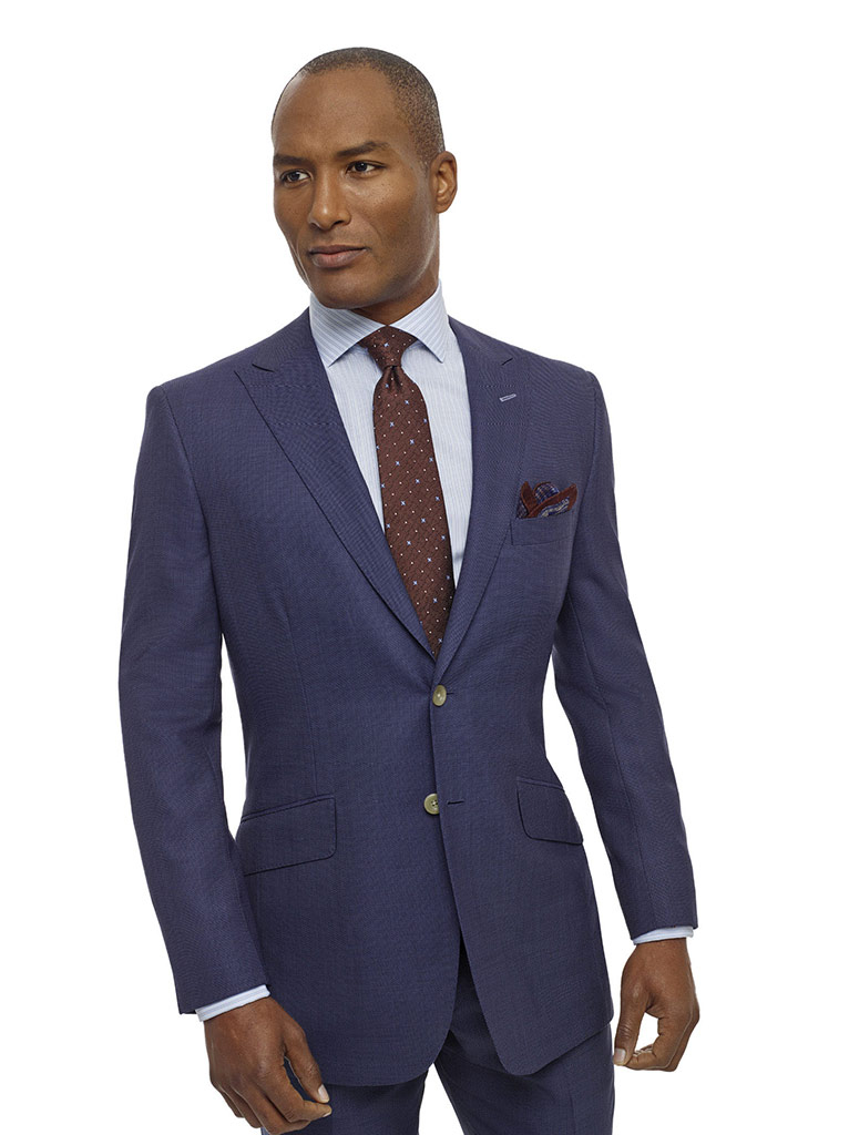 Airforce Blue Birdseye Holland and Sherry Royal Mile Suit