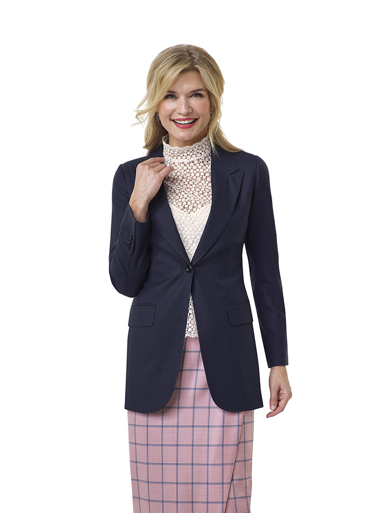 Blue Tic Weave  - Tom James Women