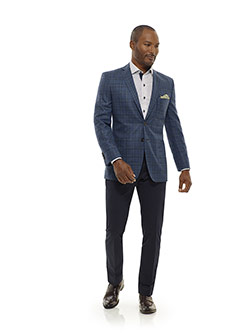 Blue Plaid Sport Coat - Corporate Image