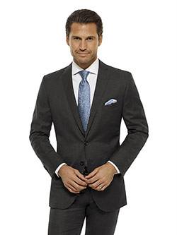 Charcoal Solid Holland and Sherry Royal Mile Suit