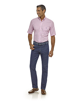 Tom James Custom Pink Check Shirt